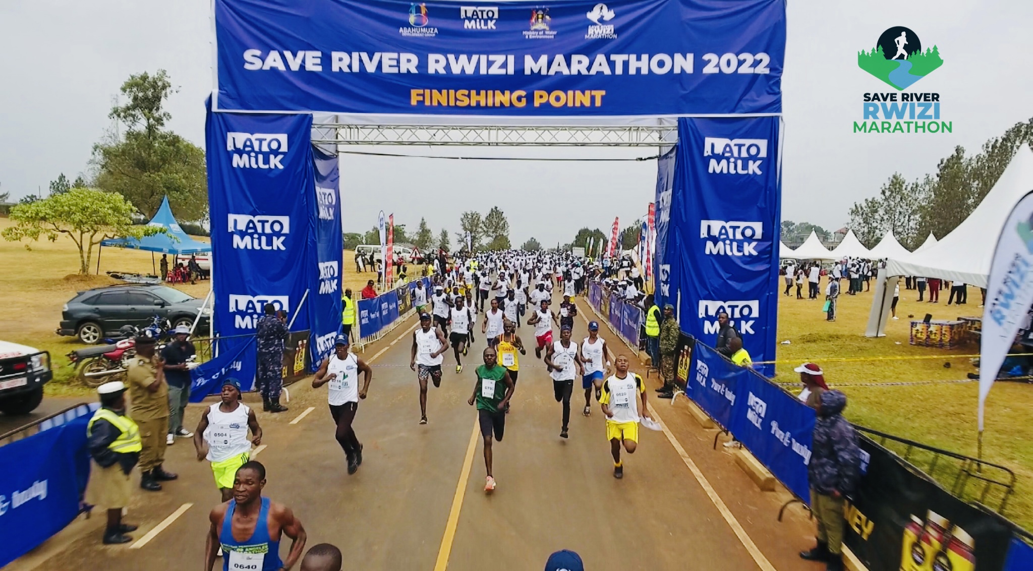 Volunteers at River Rwizi Run